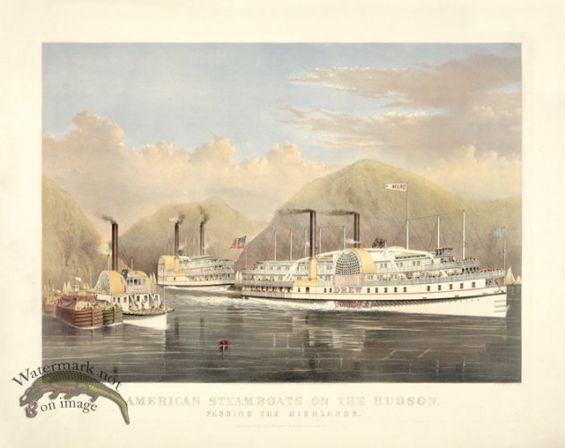 (image for) Steamboats on the Hudson