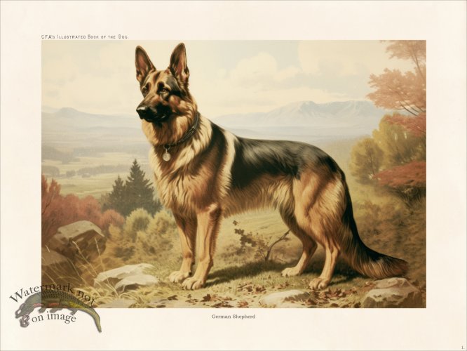 (image for) CFA Dog German Shepherd