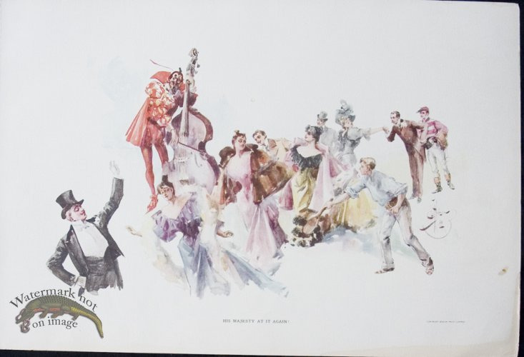 His Majesty at it Again