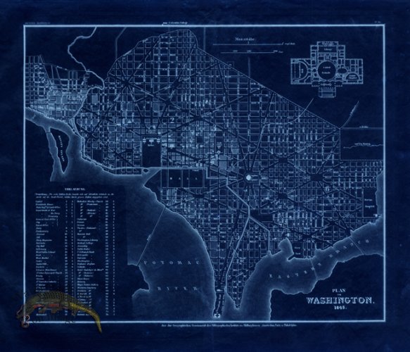 (image for) Washington DC City Map