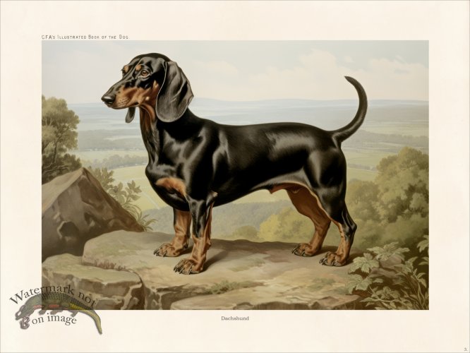 (image for) CFA Dog Dachshund 03
