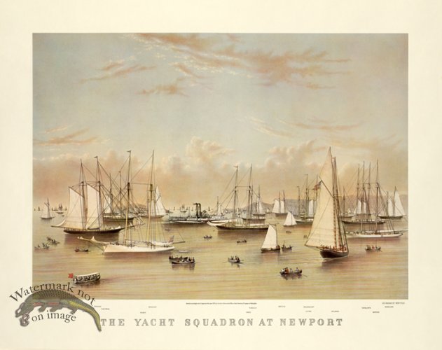 (image for) Yacht Squadron at Newport