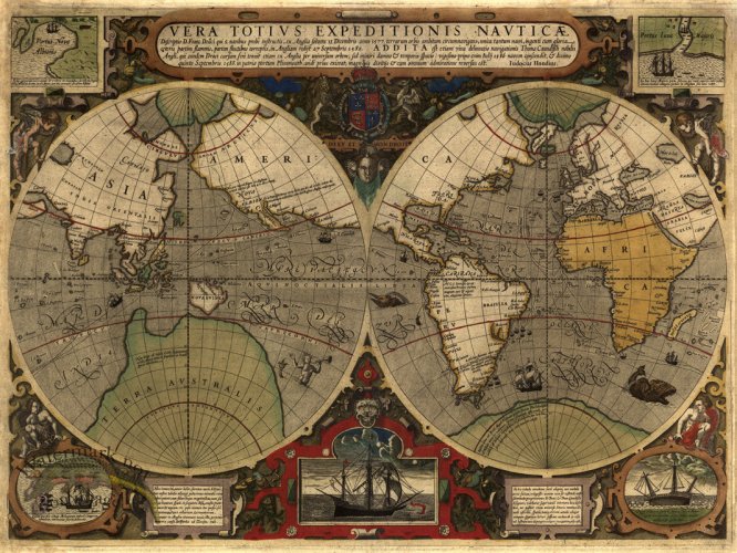 (image for) 1595 WM by Hondius