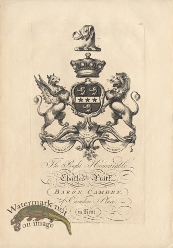 (image for) Baronagium Genealogicum Crest 499