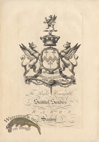 (image for) Baronagium Genealogicum Crest 437